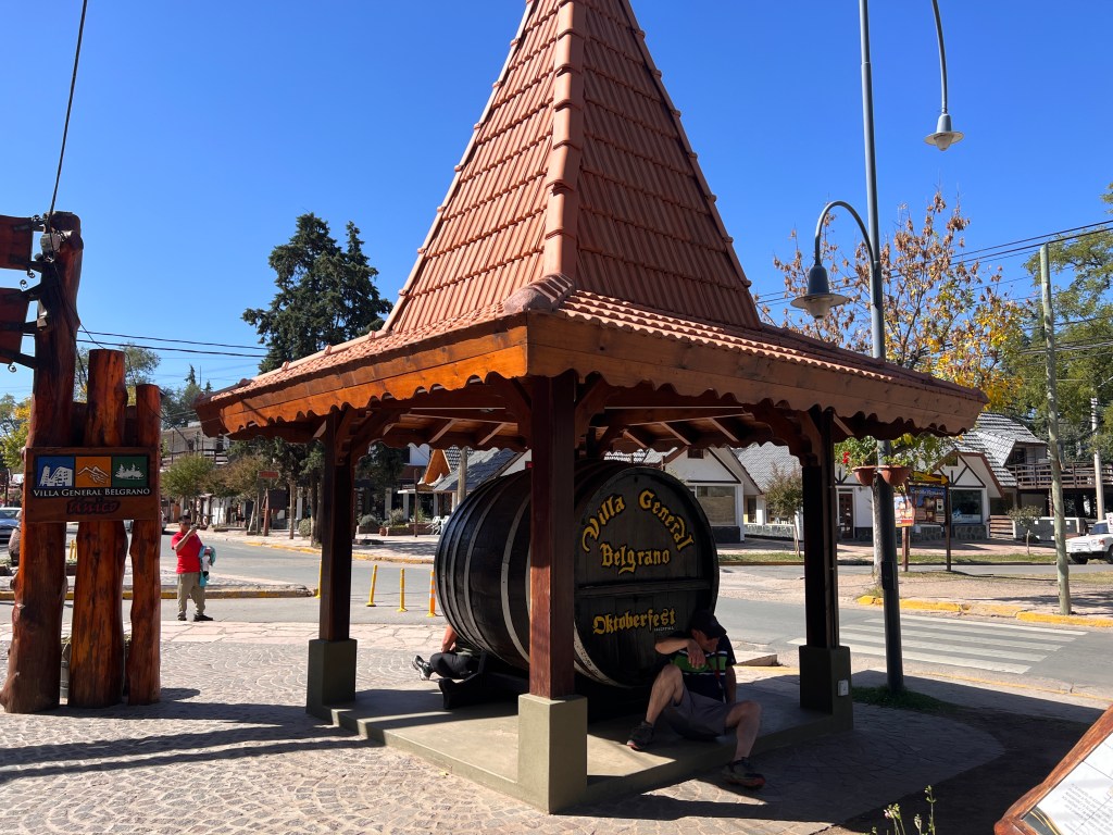 The Oktoberfest park in Villa General Belgrano