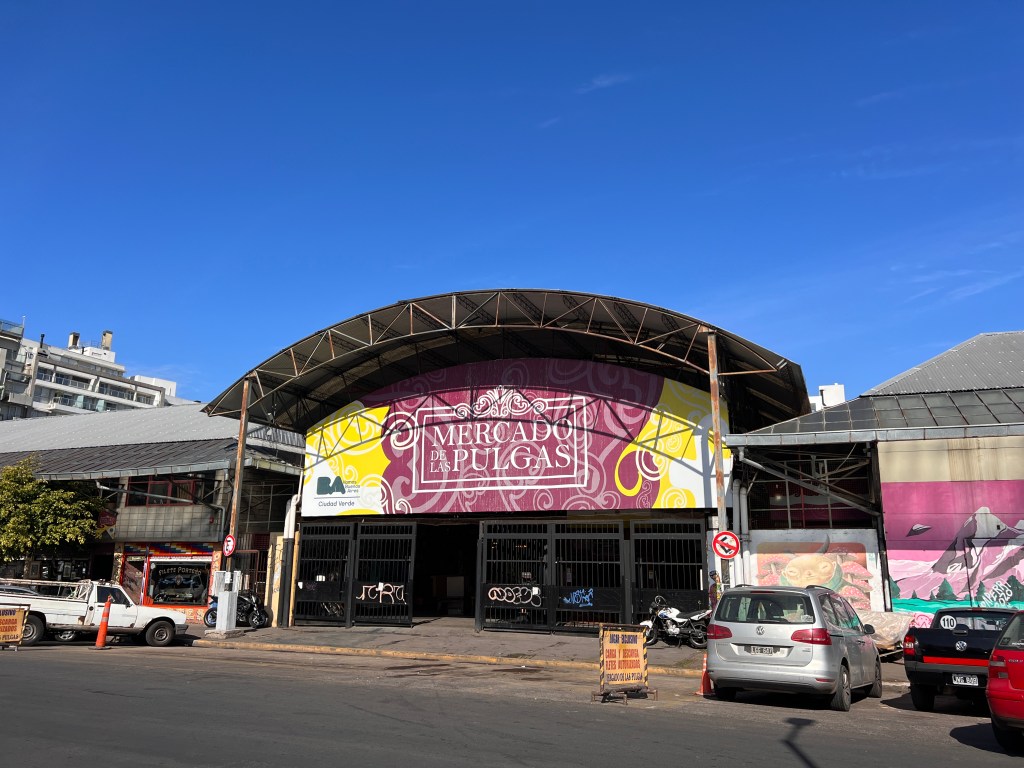 The Mercado de las Pulgas, the flea market, in Buenos Aires