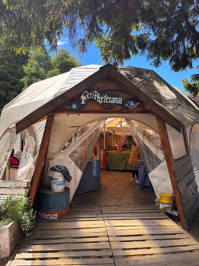 Visit the artisan market. Visit the Centro civico. This is one of the things to do in Bariloche.