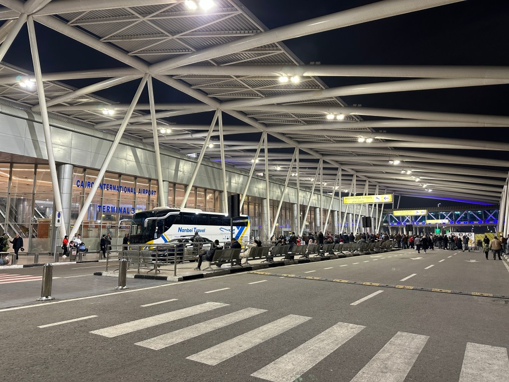 know about cairo: This is a view of terminal 3 at the Cairo airport