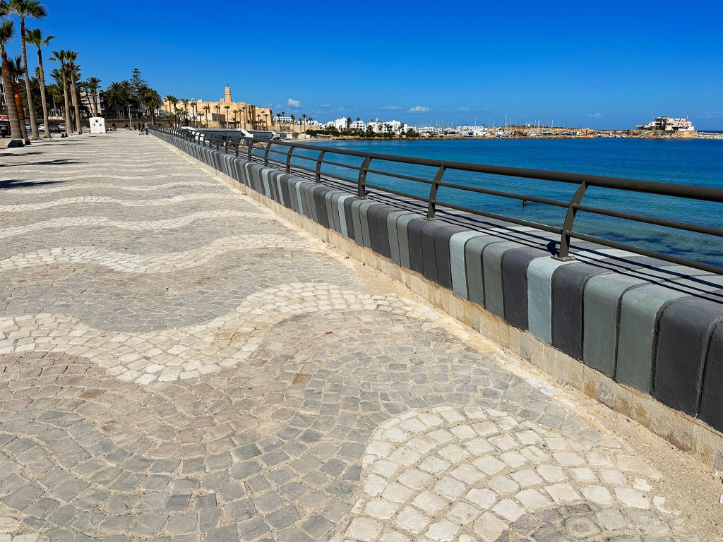 visit monastir and walk along the promenade with a great view of the sea