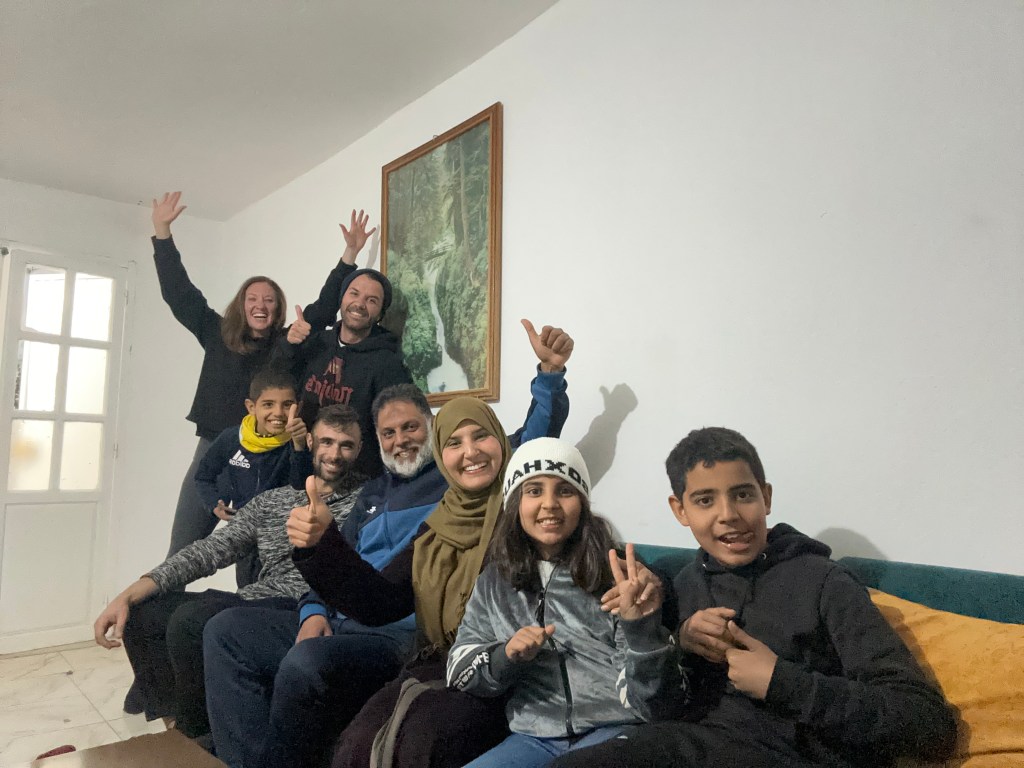 The family at Dar Ettawik in Tataouine