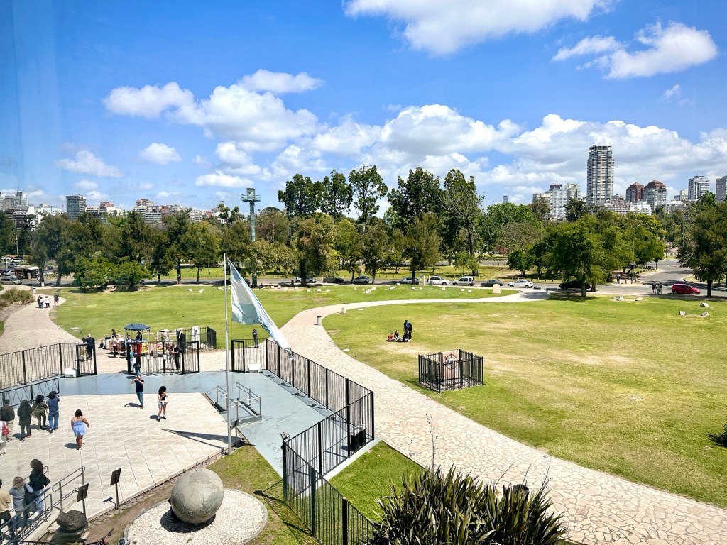 Outside the planetarium in Palermo Buenos Aires
