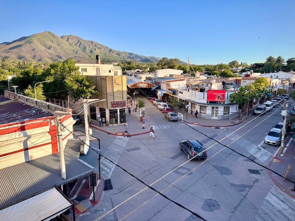 A view of Capilla del Monte from the rooftop of de la guarda